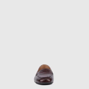 Store Aquatalia Judie Brown croc