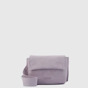 Best Sale Aquatalia Soho Crossbody Mauve grey