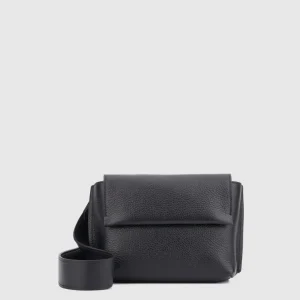 Online Aquatalia Soho Crossbody Black pebbled