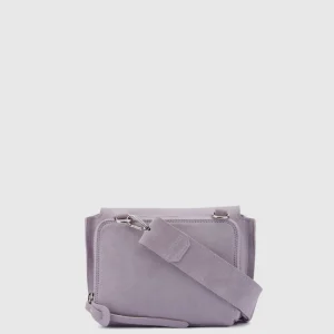 Best Sale Aquatalia Soho Crossbody Mauve grey