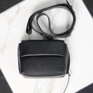 Online Aquatalia Soho Crossbody Black pebbled
