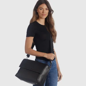 Cheap Aquatalia Verona Messenger Black